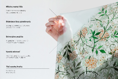 Fensterfolie Sichtschutz Florale Harmonie