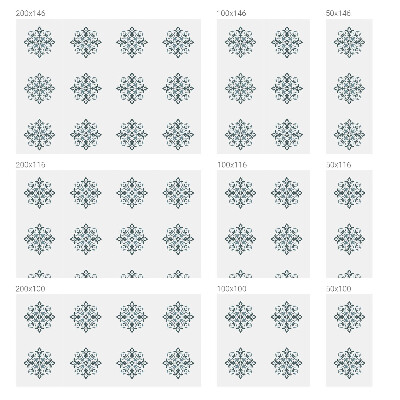 Folie für Fenster blickdicht Klassischer Schmuck