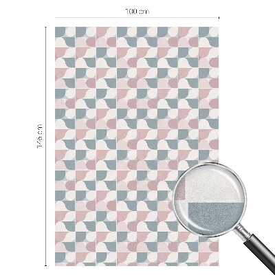 Fensterfolie Sichtschutz Pastellmuster