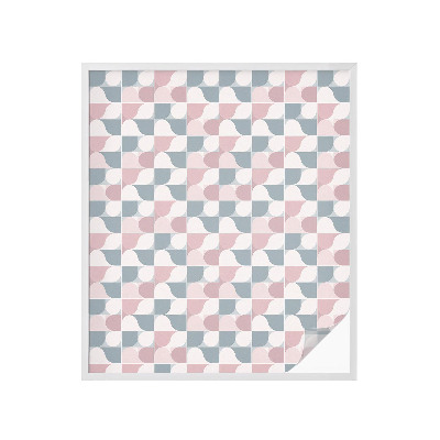 Fensterfolie Sichtschutz Pastellmuster