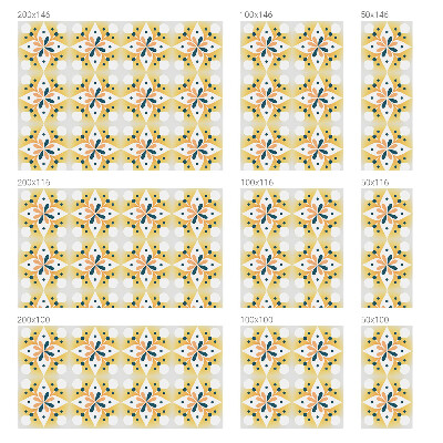 Sichtschutz Klebefolie Buntglasoptik Blumensymmetrie