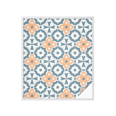 Sichtschutzfolie Fenster Buntglasoptik Mosaikblumen