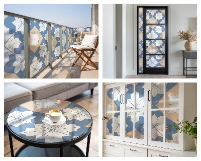 Klebefolie Fenster Sichtschutz Symmetrische Muster