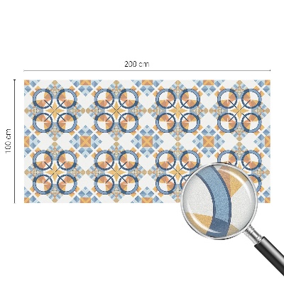 Sichtschutzfolie Fenster Buntglasoptik Geometrisches Muster