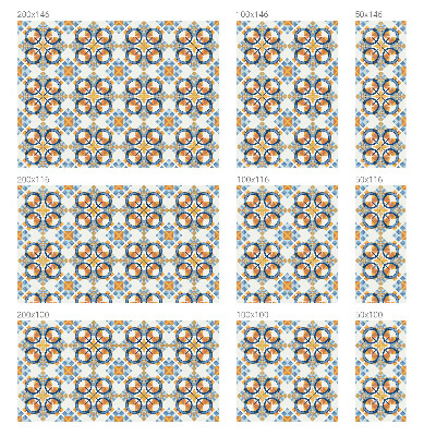 Sichtschutzfolie Fenster Buntglasoptik Geometrisches Muster