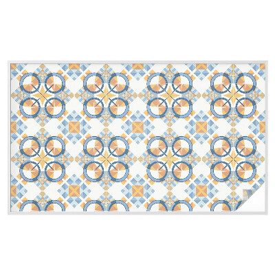 Sichtschutzfolie Fenster Buntglasoptik Geometrisches Muster