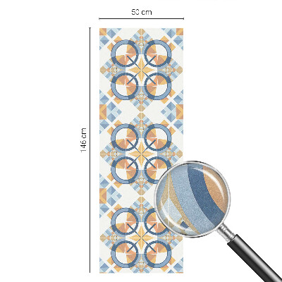 Sichtschutzfolie Fenster Buntglasoptik Geometrisches Muster