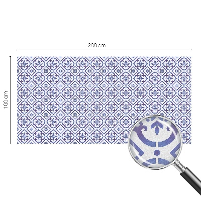 Folie für Fenster blickdicht Blaue Fliesen