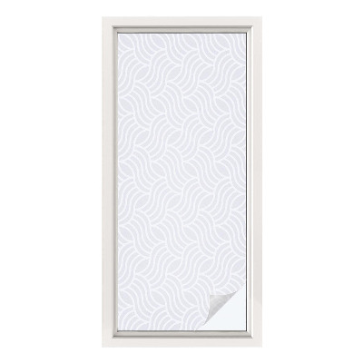 Folie für Fenster blickdicht Wellen der Harmonie