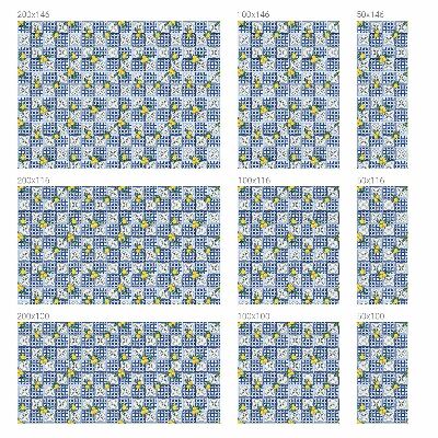 Folie für Fenster blickdicht Zitronenmuster