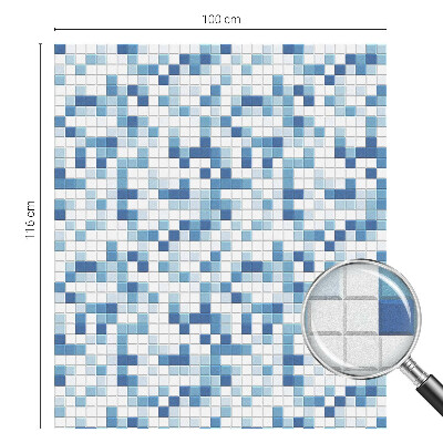 Fensterfolie Sichtschutz Kachelspiel