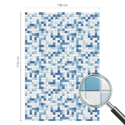 Fensterfolie Sichtschutz Kachelspiel