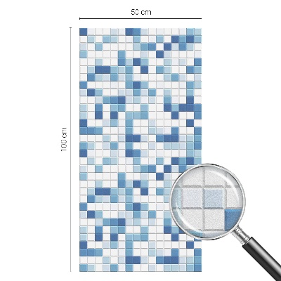 Fensterfolie Sichtschutz Kachelspiel
