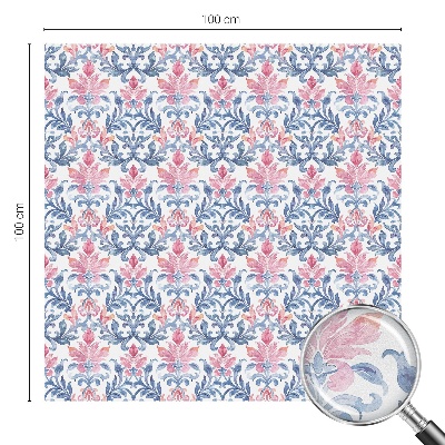 Sichtschutzfolie Fenster Buntglasoptik Blumensymmetrie