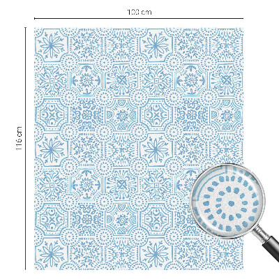 Folie für Fenster blickdicht Blaue Fliesen