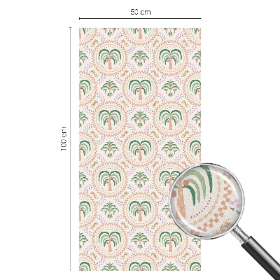 Klebefolie Fenster Sichtschutz Exotische Palmen