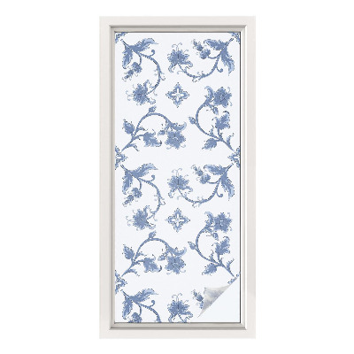 Fensterfolie Sichtschutz Blumenschmuck