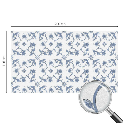 Fensterfolie Sichtschutz Blumenschmuck