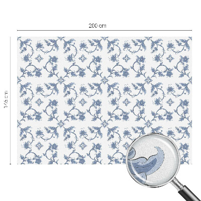 Fensterfolie Sichtschutz Blumenschmuck