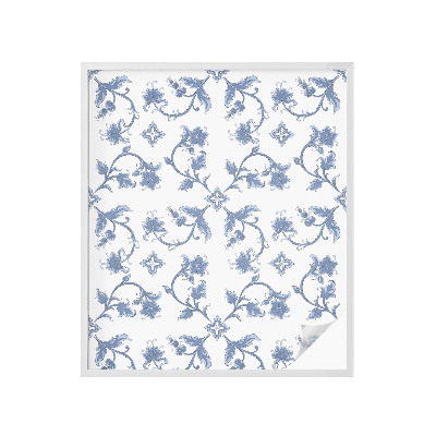 Fensterfolie Sichtschutz Blumenschmuck