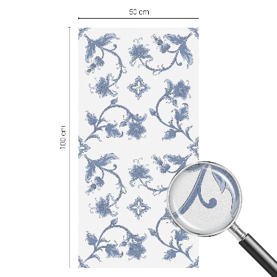 Fensterfolie Sichtschutz Blumenschmuck