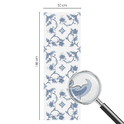 Fensterfolie Sichtschutz Blumenschmuck