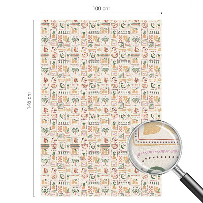 Klebefolie Fenster Sichtschutz Folkloristische Muster