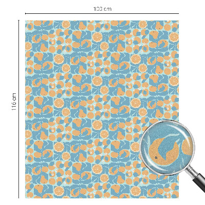 Folie für Fenster blickdicht Fischig-zitrusartig