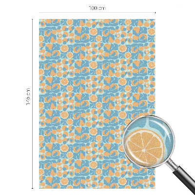 Folie für Fenster blickdicht Fischig-zitrusartig