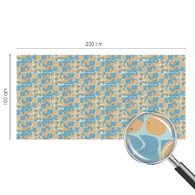 Folie für Fenster blickdicht Fischig-zitrusartig