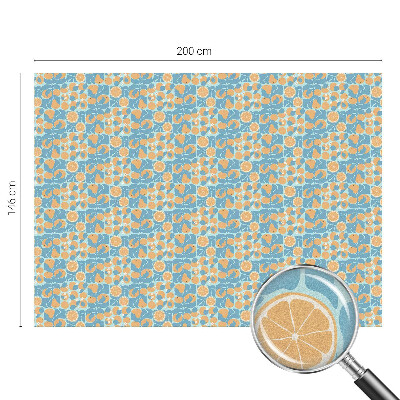 Folie für Fenster blickdicht Fischig-zitrusartig