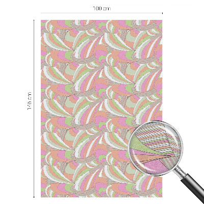 Fensterfolie Sichtschutz Buntes Zickzackmuster