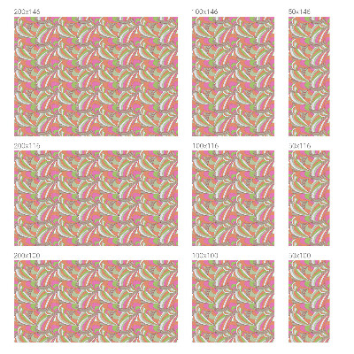 Fensterfolie Sichtschutz Buntes Zickzackmuster