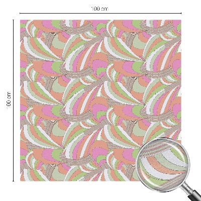 Fensterfolie Sichtschutz Buntes Zickzackmuster