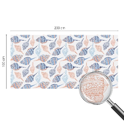 Folie für Fenster blickdicht Muscheln