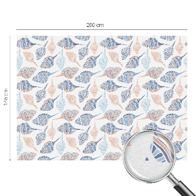 Folie für Fenster blickdicht Muscheln