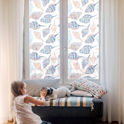 Folie für Fenster blickdicht Muscheln