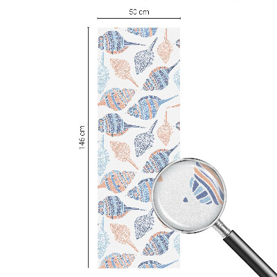 Folie für Fenster blickdicht Muscheln