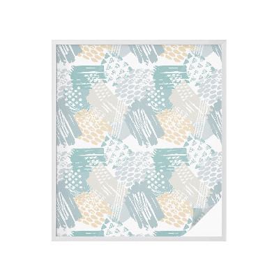 Sichtschutz Klebefolie Buntglasoptik Abstraktes Mosaik