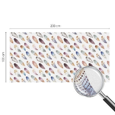 Fensterfolie Sichtschutz Boho-Federn