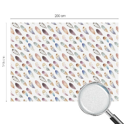 Fensterfolie Sichtschutz Boho-Federn