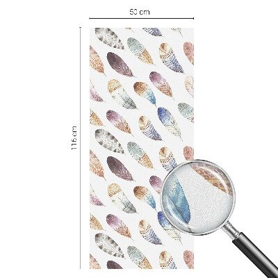 Fensterfolie Sichtschutz Boho-Federn