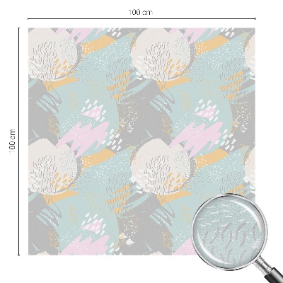 Sichtschutz Klebefolie Buntglasoptik Abstrakte Harmonie