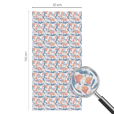Sichtschutzfolie Fenster Buntglasoptik Ein Blütenfest