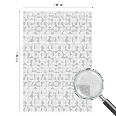Sichtschutz Klebefolie Buntglasoptik Geometrische Muster