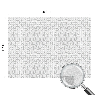 Sichtschutz Klebefolie Buntglasoptik Geometrische Muster