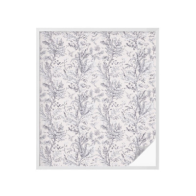 Klebefolie Fenster Sichtschutz Blätter und Schmetterlinge