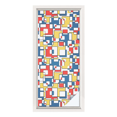 Fensterfolie Sichtschutz Geometrische Formen
