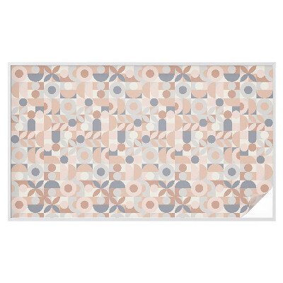 Sichtschutzfolie Fenster Buntglasoptik Abstraktes Mosaik