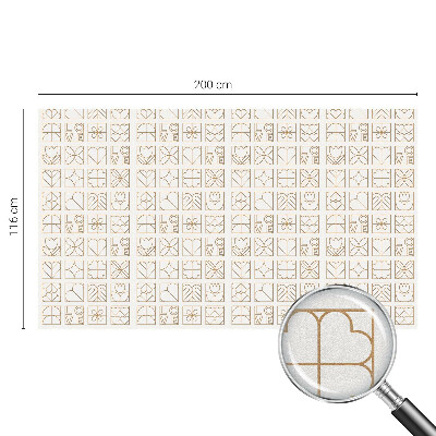 Sichtschutzfolie Fenster Buntglasoptik Geometrische Liebe